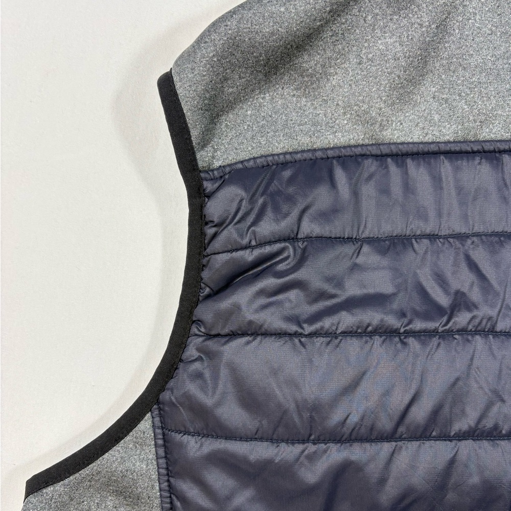 HAKRO Hybrid Gilet Contrast Navy Gray Outdoor Zip Front Vest - Picture 7 of 16